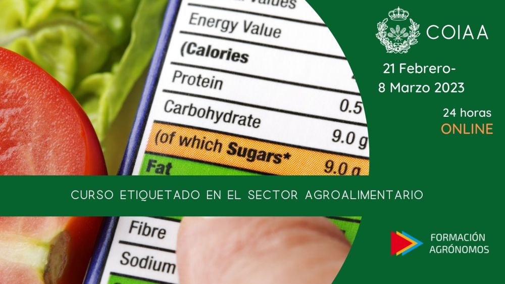  Curso etiquetado en el sector agroalimentario (Fechas: del 21.02.2023 al 08.03.2023)